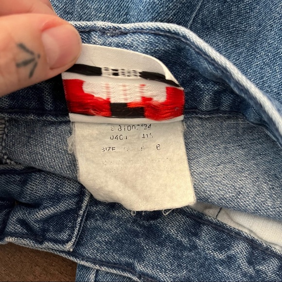 Vintage 90's Medium-Light Wash High Waist Mom Jeans - Picture 8 of 8